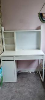 Ikea buro Micke met bovenstuk, Ophalen of Verzenden, Gebruikt