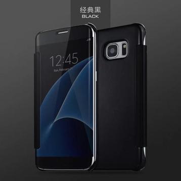 Clear View Cover voor Galaxy S6 _ Zwart beschikbaar voor biedingen