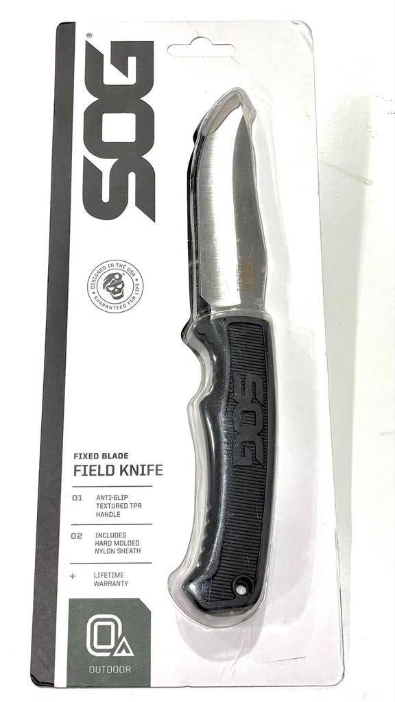 SOG Field Knife - Vast Lemmet - Nieuw, Caravans en Kamperen, Kampeeraccessoires, Nieuw, Ophalen of Verzenden