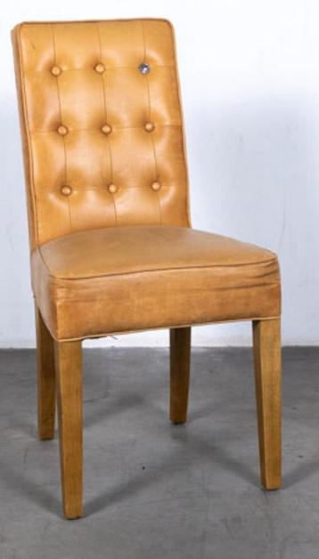Riviera Maison Cape Breton stoel 2x in pellini cognac kleur beschikbaar voor biedingen