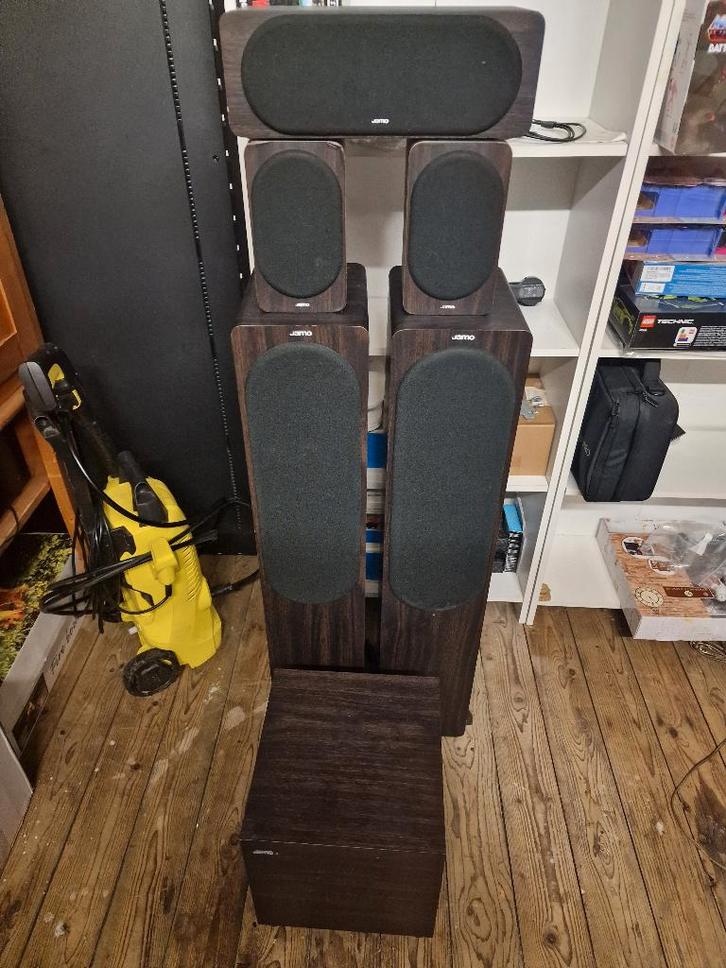 Jamo 5.1 Speakerset - great condition!, Audio, Tv en Foto, Luidsprekers, Gebruikt, Complete surroundset, 60 tot 120 watt, Jamo