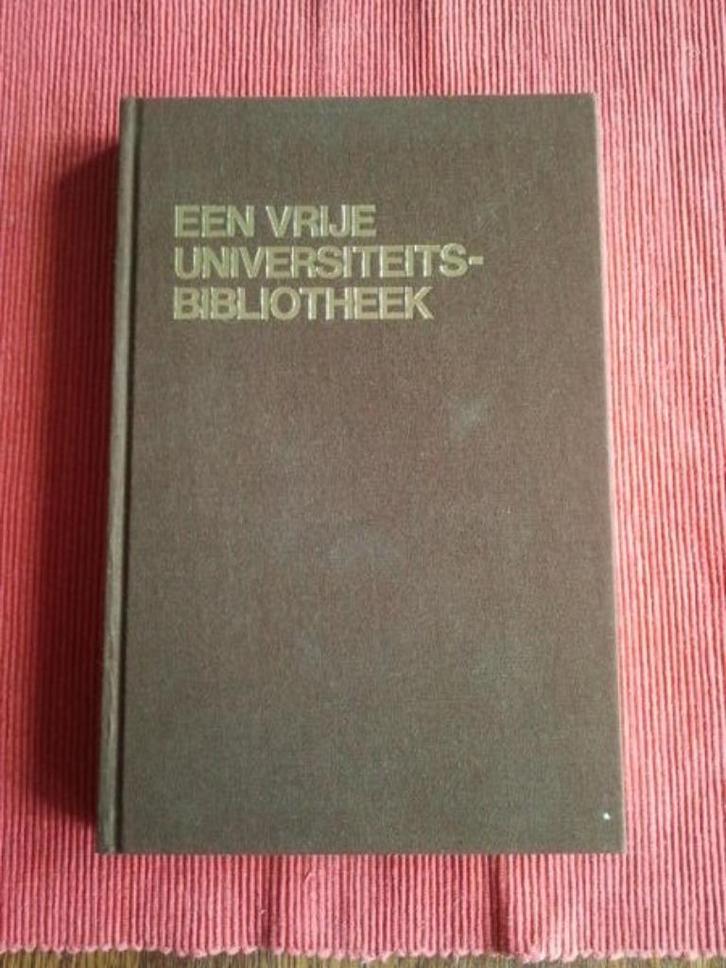 Een vrije universiteitsbibliotheek bibliotheekwetenschap VU, Boeken, Wetenschap, Gelezen, Geesteswetenschap, Ophalen of Verzenden