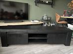 TV meubel mat zwart 175 cm breed, Huis en Inrichting, Ophalen, 150 tot 200 cm, Zo goed als nieuw, Minder dan 100 cm