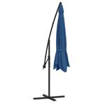 Zweefparasol met aluminium paal 350 cm blauw gratis bezorgd, Tuin en Terras, Nieuw, Kantelbaar, Zweefparasol, Ophalen of Verzenden