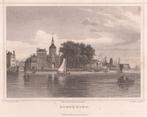 Gezicht op Dordrecht en Groothoofd 1858 Staalgravure Terwe, Antiek en Kunst, Ophalen of Verzenden