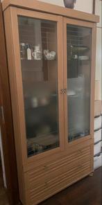 Vitrine kast GRATIS, Ophalen, Gebruikt, 200 cm of meer, Glas