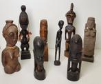 Set Afrikaanse houten beeldjes, Antiek en Kunst, Ophalen of Verzenden