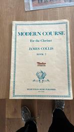 Modern course voor clarinet 2 en 3, Muziek en Instrumenten, Bladmuziek, Ophalen of Verzenden, Gebruikt, Les of Cursus, Klarinet