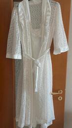Ochtendjas zijde wit 40/42, Kleding | Dames, Pyjama's, Silk dressing gown, Ophalen of Verzenden, Nieuw, Maat 42/44 (L)