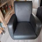 Imitatieleren fauteuil, Huis en Inrichting, Fauteuils, Ophalen, Gebruikt, 75 tot 100 cm