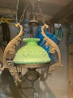 Te koop antieke olie lamp op stroom, Ophalen of Verzenden