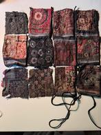 Boho vintage India geborduurde spiegel, Antiek en Kunst, Ophalen