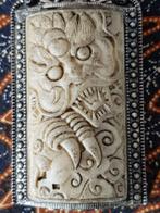 Mooie oude vintage Chinese hanger met Boeddha en draak 9 cm., Antiek en Kunst, Kunst | Niet-Westerse kunst, Ophalen of Verzenden