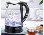 Ikich waterkoker + led verlicht 1.7L 1500W zwart water koker, Witgoed en Apparatuur, Waterkokers, 1 tot 2 liter, Nieuw, Ophalen of Verzenden