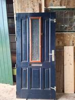 Mooie merbau voordeur., Doe-het-zelf en Verbouw, Deuren en Horren, Ophalen, Gebruikt, Buitendeur, 200 tot 215 cm