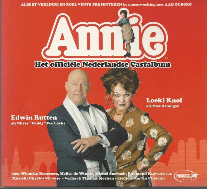 NL Musical Annie, het officiele NL castalbum, Cd's en Dvd's, Cd's | Nederlandstalig, Nieuw in verpakking, Soundtrack of Musical