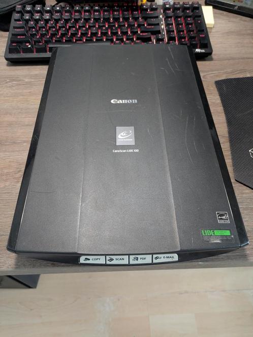 Canon CanoScan LiDE 100 Scanner, Computers en Software, Scanners, Gebruikt, Flatbedscanner, MacOS, Windows, Linux, Ophalen of Verzenden