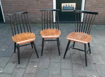 Deense design stoelen- Tapiovaare- set van 3 beschikbaar voor biedingen