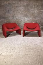 2x Artifort F598 – Groovy Chair / M-Chair Pierre Paulin, Huis en Inrichting, Ophalen, 75 tot 100 cm, 50 tot 75 cm