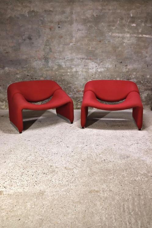 2x Artifort F598 – Groovy Chair / M-Chair Pierre Paulin, Huis en Inrichting, Fauteuils, 50 tot 75 cm, 75 tot 100 cm, Ophalen