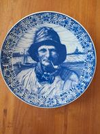 Chemkefa Delfts blauw sierbord groot bord, Antiek en Kunst, Antiek | Wandborden en Tegels, Ophalen