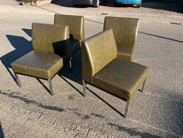 4 vintage skaileren bauhaus stoelen. Merk Eron beschikbaar voor biedingen