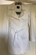 Dames jas trenchcoat, Kleding | Dames, Jassen | Zomer, Ophalen, Zo goed als nieuw, Wit