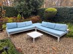 Luxe verstelbare loungeset, Tuin en Terras, Tuinsets en Loungesets, Ophalen, 5 zitplaatsen, Gebruikt, Aluminium