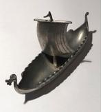 Vintage Vikingboot Drakkar- Tin- Pewter, Ophalen of Verzenden