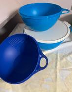 Tupperware Wonderkommenset 3-delig, Ophalen of Verzenden, Nieuw, Blauw, Bak of Kom