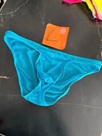 nylon, minislip, slip, doorschijnend, blauw, Kleding | Heren, Ophalen of Verzenden, Blauw, Slip