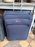Middelmaat/groot zachte koffer op wielen Carlton blauw, Ophalen, Zo goed als nieuw, Hard kunststof, 70 cm of meer