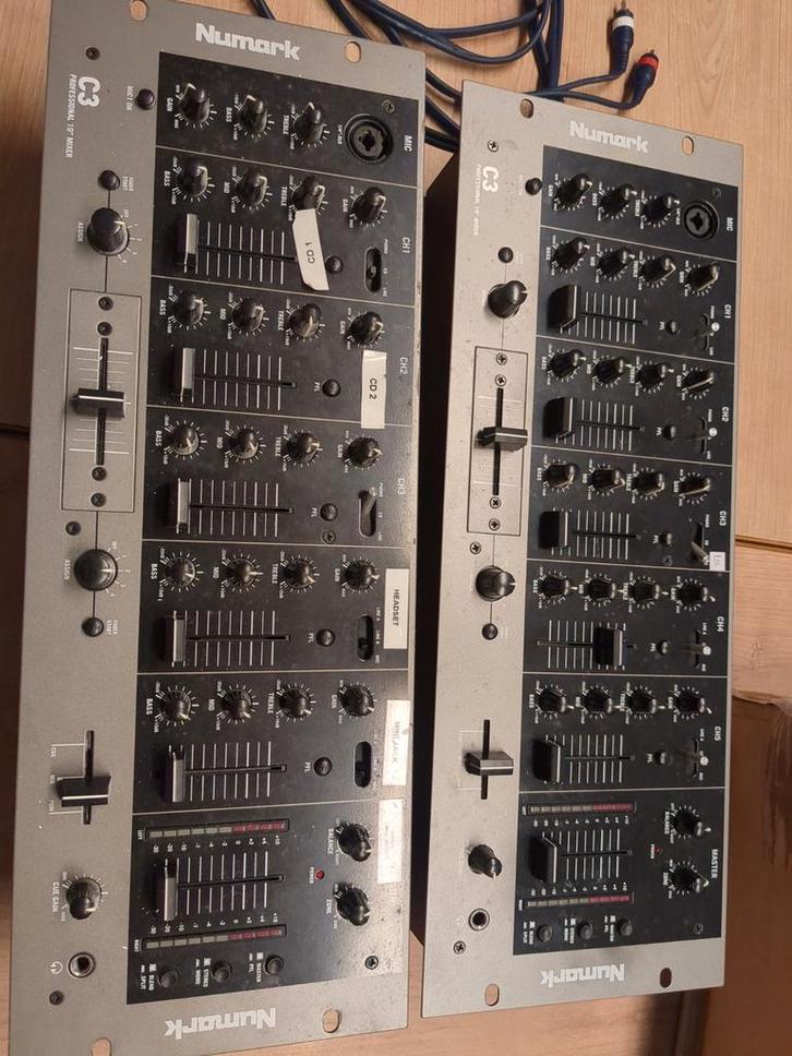 Numark C3 Mengpaneel - Professioneel DJ Mixer, Muziek en Instrumenten, Mengpanelen, Gebruikt, 5 tot 10 kanalen, Microfooningang