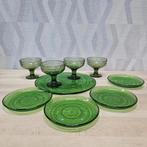 Iittala Kastehelmi Oiva Toikka sets in 2 soorten groen, Huis en Inrichting, Glas, Schaal of Schalen, Overige stijlen, Ophalen of Verzenden