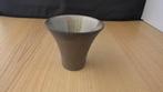 mooie retro donkerbruine kelkvaas, Ophalen of Verzenden, Overige typen