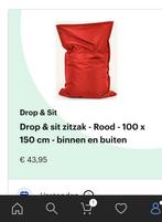 Zitzak rood, Ophalen, Zo goed als nieuw, Rood, Zitzak