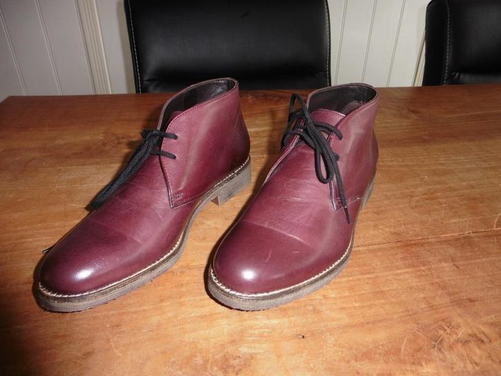 Triver Flight schoenen bordeaux leer maat 36.5, Kleding | Dames, Schoenen, Zo goed als nieuw, Schoenen met lage hakken, Rood, Ophalen of Verzenden