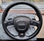Audi A3 A4 A5 A6 A7 A8 lederen MF stuur met flippers zgan, Auto-onderdelen, Besturing, Ophalen of Verzenden, Gebruikt, Audi