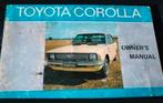 Klassieke TOYOTA COROLLA handleiding,koopje, Ophalen of Verzenden