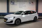 Ford Focus Wagon 1.0 EcoBoost Hybrid Titanium 12 MAANDEN GAR, 125 pk, Gebruikt, Euro 6, Wit