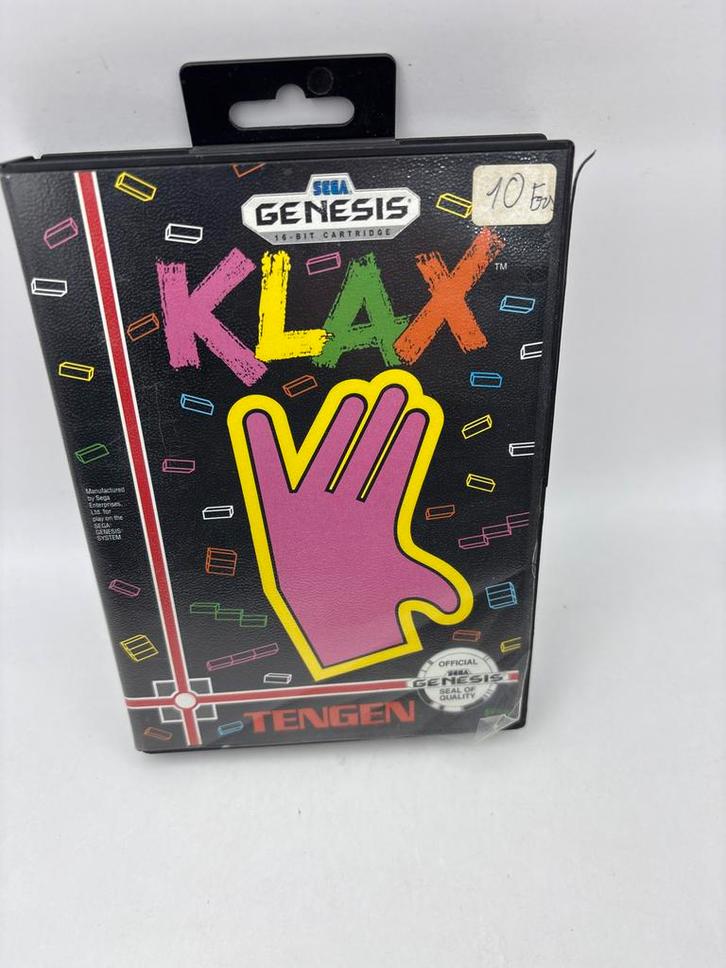 Klax - Sega Genesis, Spelcomputers en Games, Games | Sega, Gebruikt, Mega Drive, Puzzel en Educatief, 2 spelers, Vanaf 3 jaar
