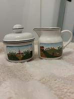 Vintage/Villeroy&Boch Naïf suiker&melkset/Luxemburgs stempel, Overige typen, Ophalen of Verzenden, Zo goed als nieuw, Overige stijlen