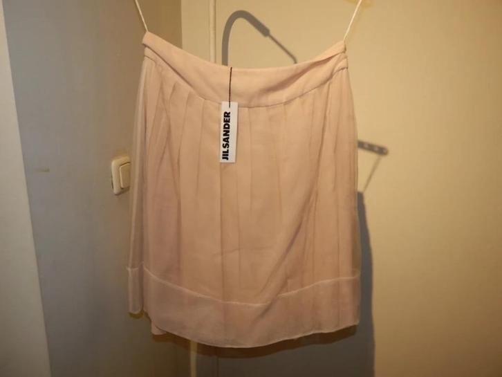 Jil Sander pracht rok zijde voile over laag Nieuw met label, Kleding | Dames, Rokken, Nieuw, Maat 38/40 (M), Overige kleuren, Knielengte
