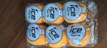 Pakket Iceyarns Alara - 8 Bollen Geel beschikbaar voor biedingen