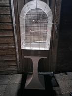 Witte volière op voet TEAB, Dieren en Toebehoren, Ophalen, Gebruikt, Aluminium, Volière