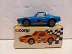 Oude Corgi Toys junior Fiat X1/9 blauw #9 boxed 3INCH, Ophalen of Verzenden, Zo goed als nieuw, Auto, Corgi