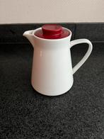 Vintage Melitta Koffiekannetje - Wit met Rood Deksel, Ophalen of Verzenden, Zo goed als nieuw