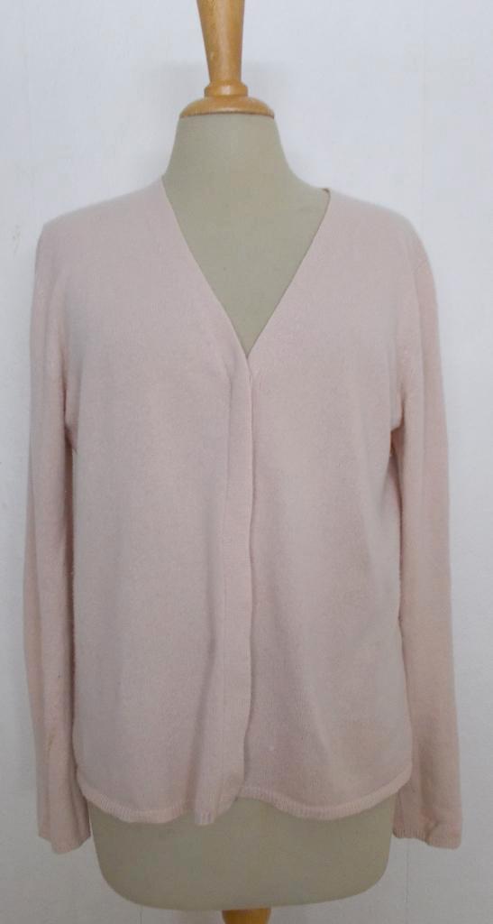 Mooi wollen zalm kleurig vestje van Max Mara! L, Kleding | Dames, Truien en Vesten, Zo goed als nieuw, Maat 42/44 (L), Overige kleuren