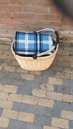 Rieten picknickmand met plaid en isolatie, Hobby en Vrije tijd, Ophalen of Verzenden, Nieuw, Zonder inhoud