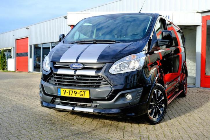 Ford Transit Custom 290 2.0 TDCI 170pk L2H1 Sport 3-pers Aut, Auto's, Bestelauto's, Bedrijf, Te koop, ABS, Achteruitrijcamera